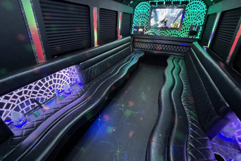 Folsom Limo Bus Interior