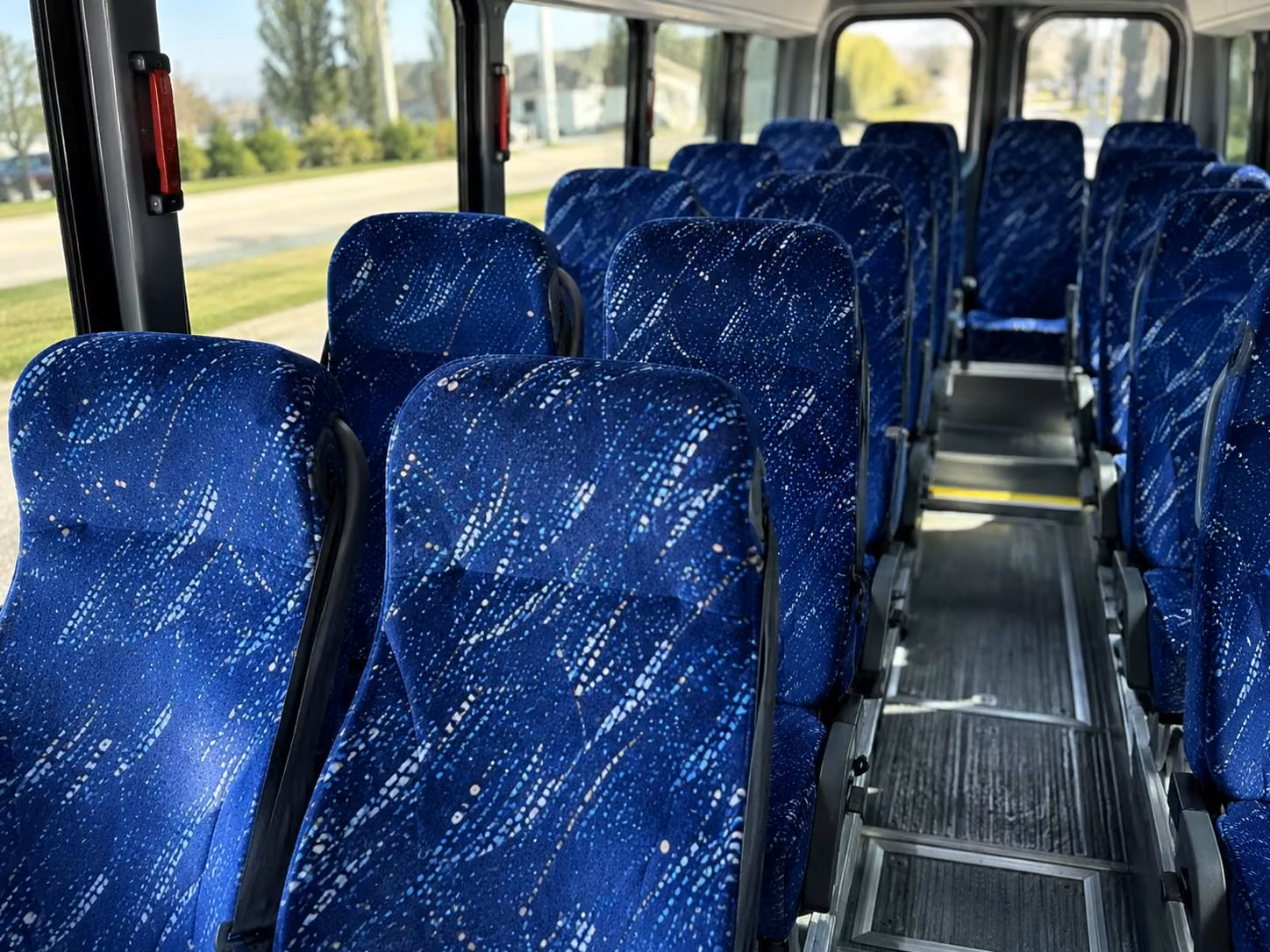 15 passenger minibus inside