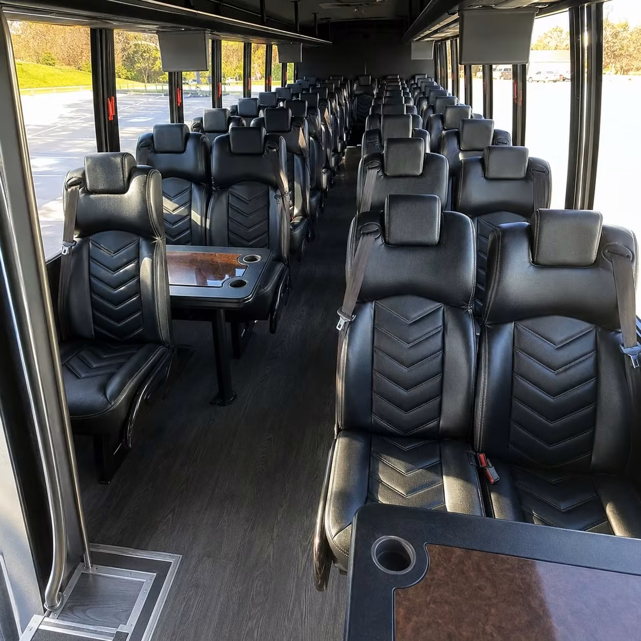 25 passenger minibus inside