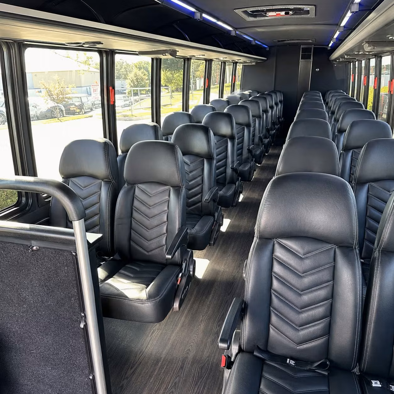 25 passenger minibus interior