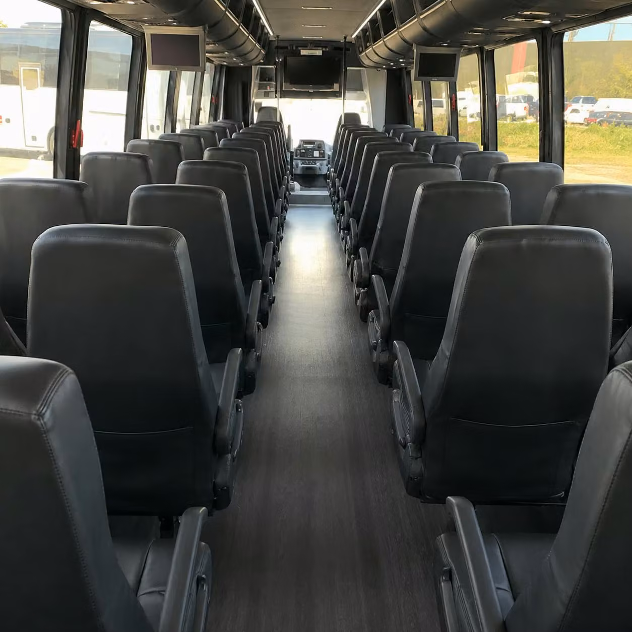 30 passenger minibus inside