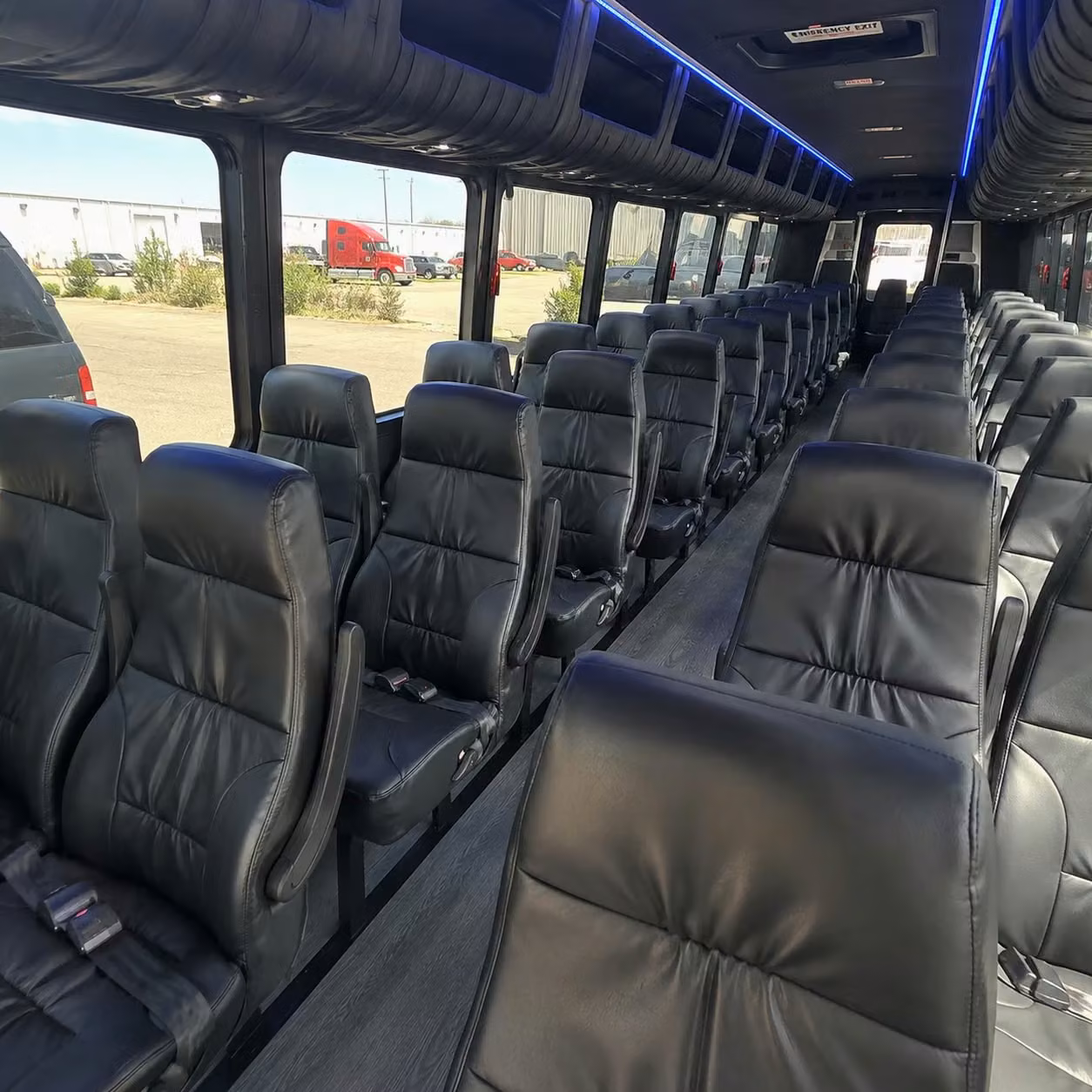 30 passenger minibus interior