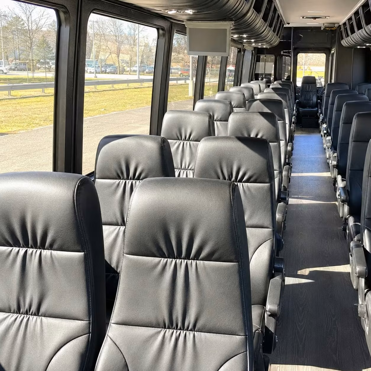 35 passenger minibus interior