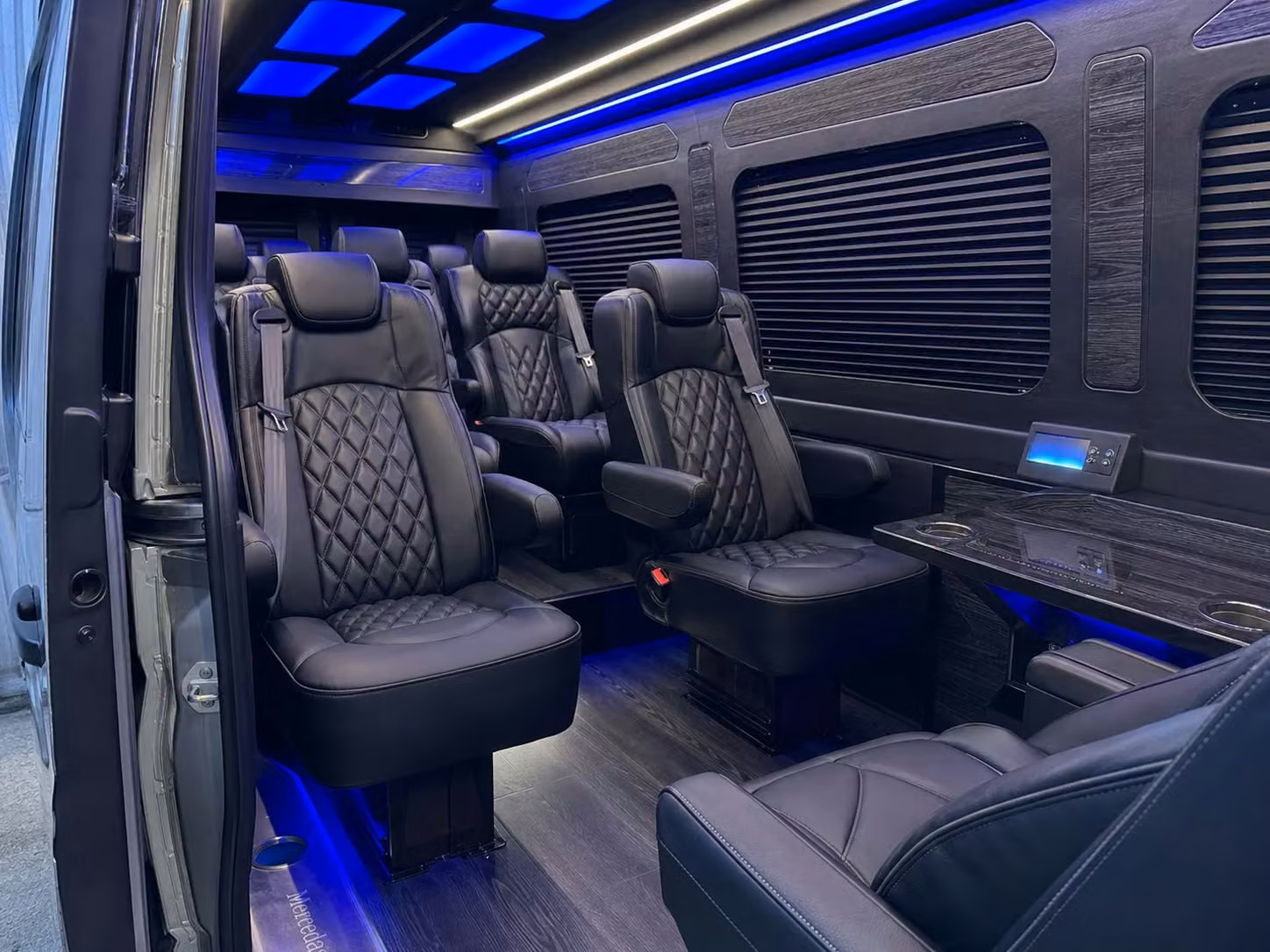 sprinter van transportation for groups and events across folsom
